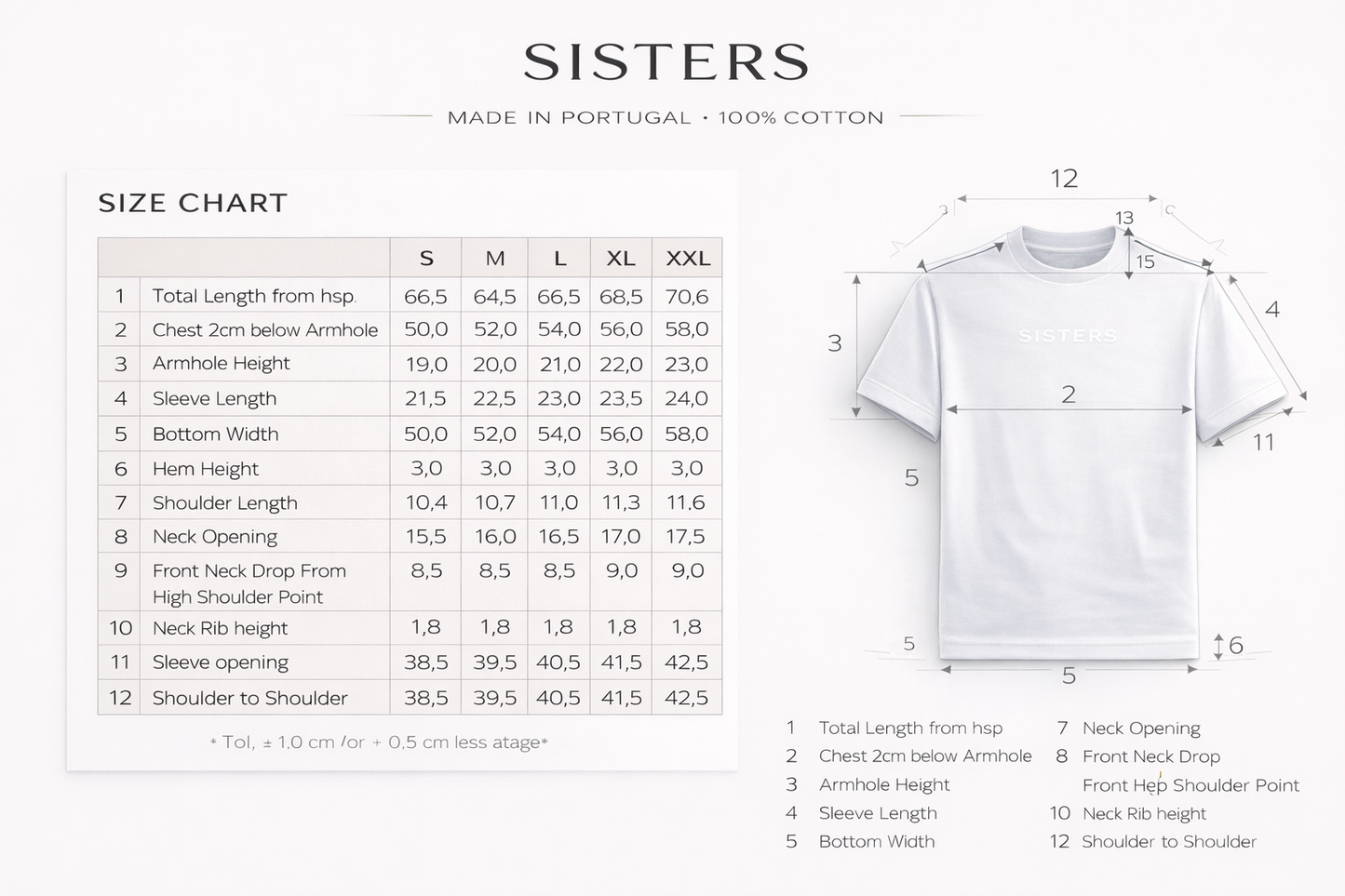 100% Cotton T-Shirt – Timeless Elegance from Portugal